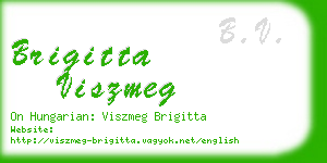 brigitta viszmeg business card